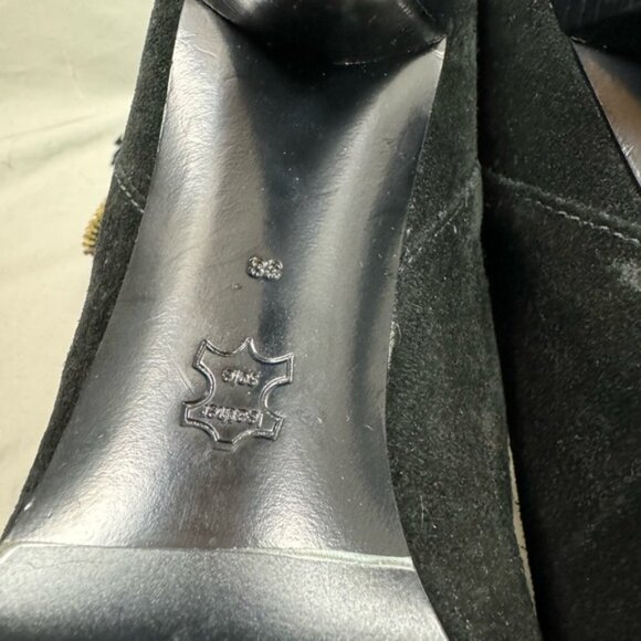 Black Suede Stella Luna Bootie - Picture 5 of 5